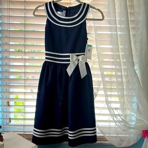 NWT - Bonnie Jean Nautical Dress - Size 16